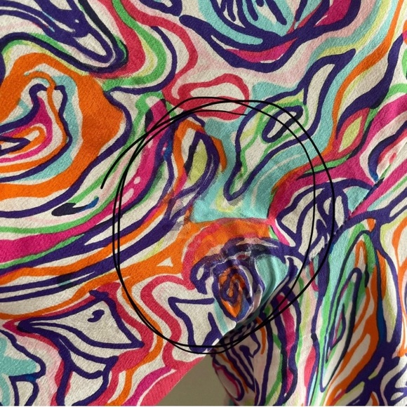 LILLY PULITZER ELSA 🌴💗 100% SILK TOPS (3) ALL SIZE MEDIUM - Picture 6 of 7